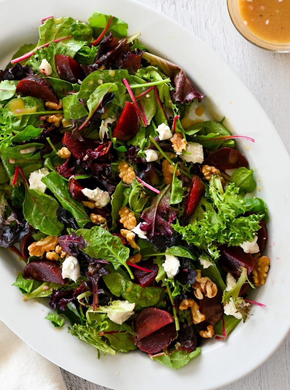 Beet Hearts With Chevre