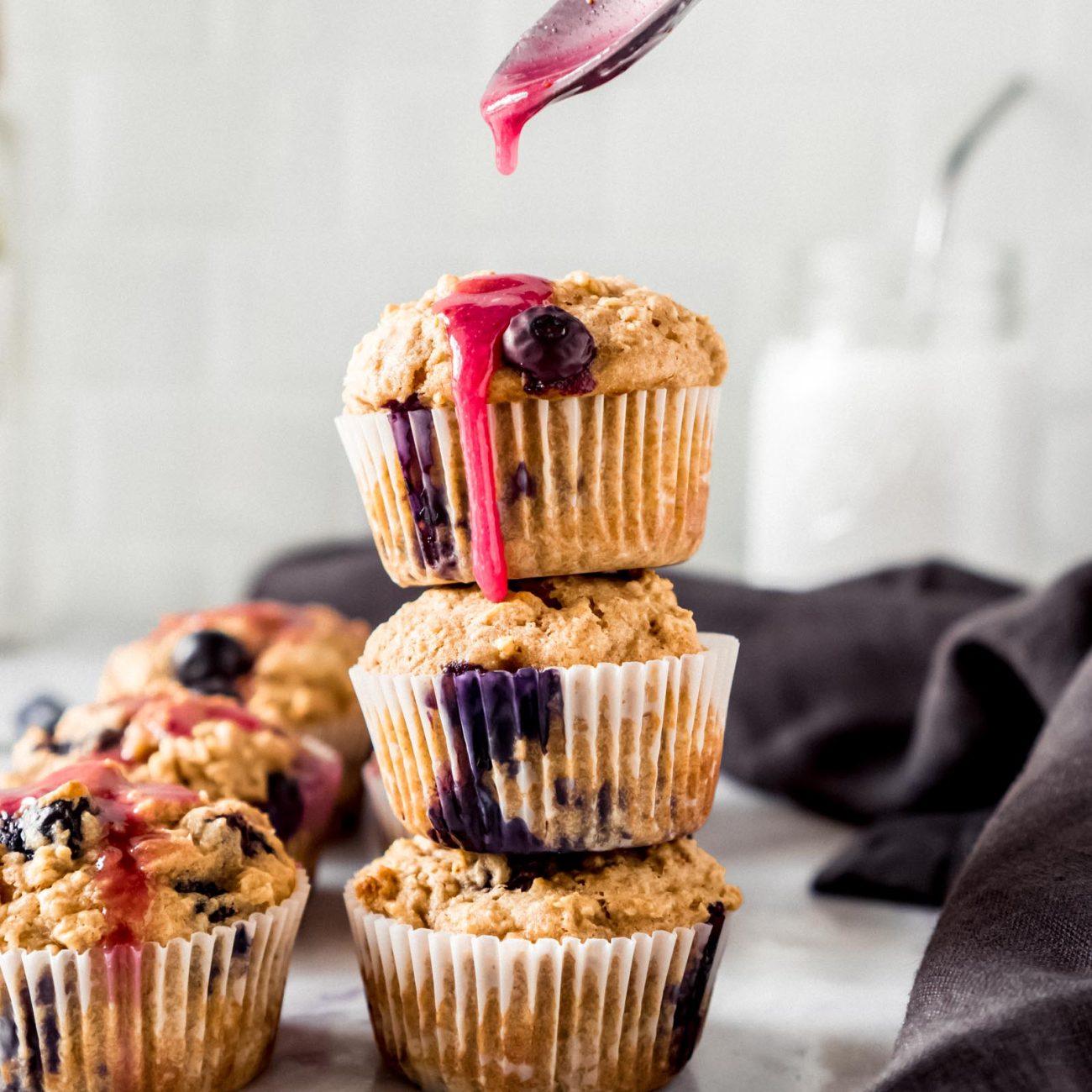 Berry Oatmeal Muffins