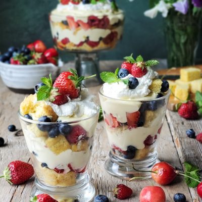 Berrylicious Ladyfinger Trifle Delight: A Summer Dessert Favorite