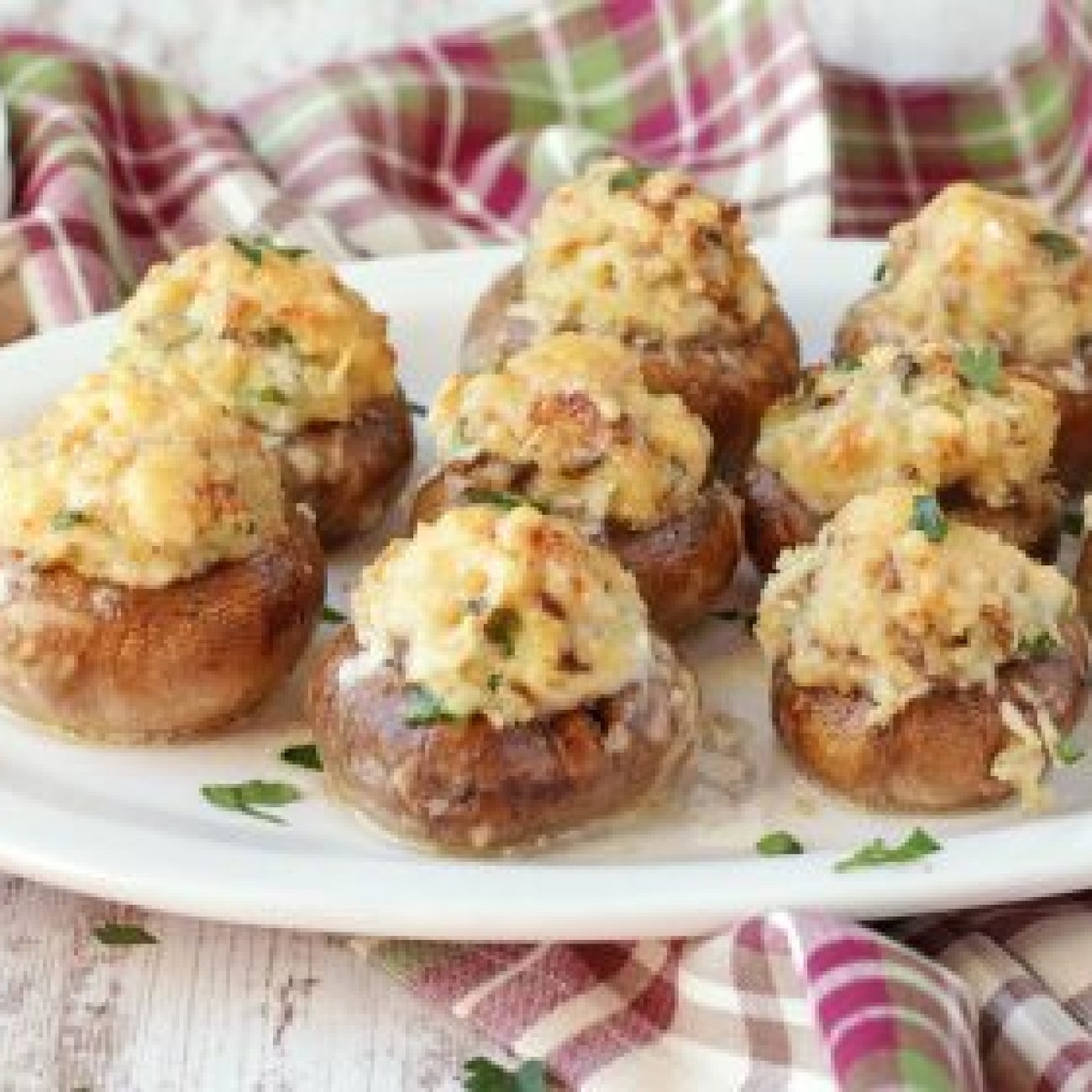 Best Ever Crab Stuffed Mushrooms