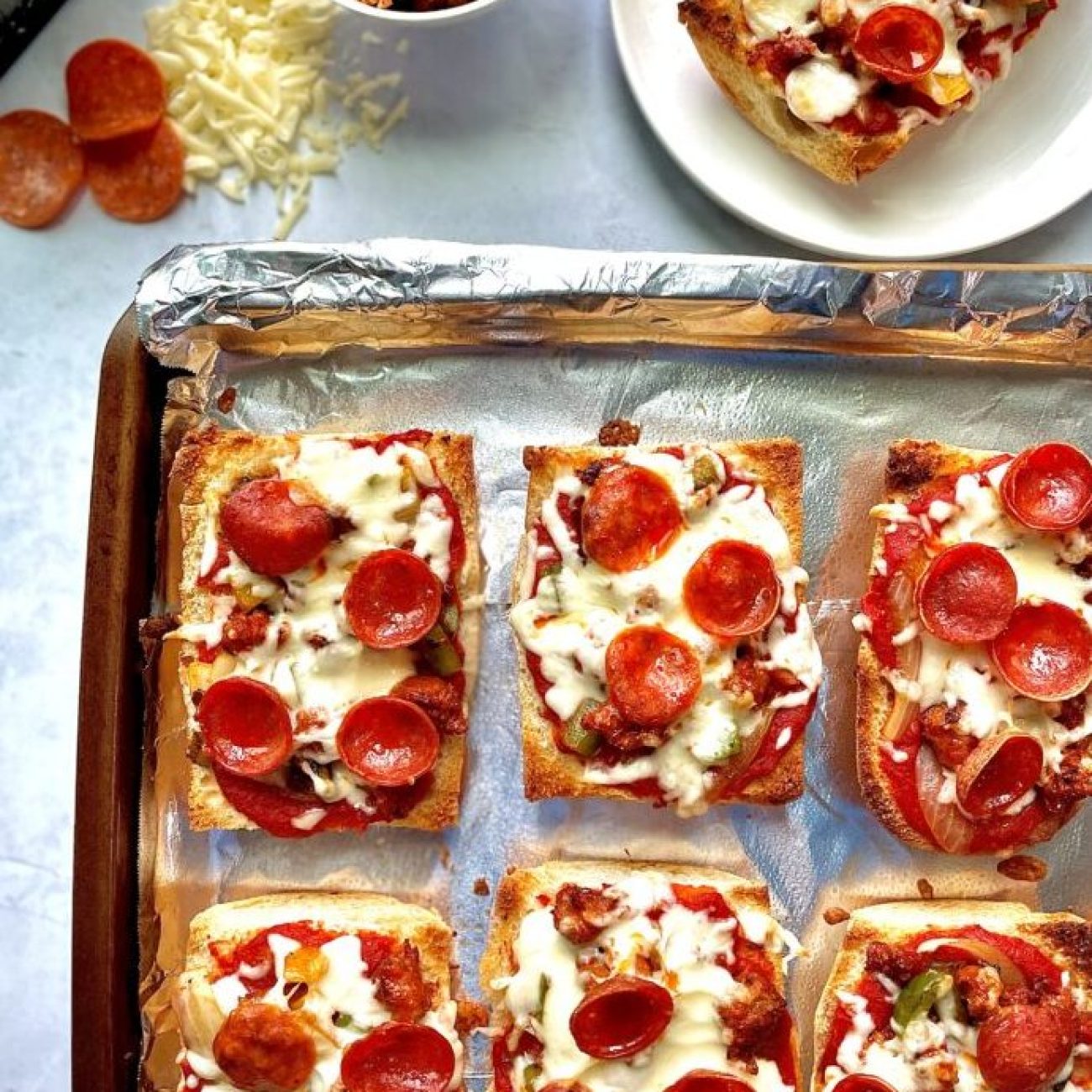 Better Than Frozen French Bread Pizza