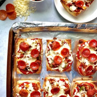 Better Than Frozen French Bread Pizza