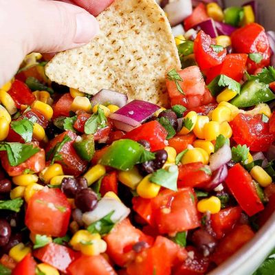 Black And Bean And Tomato Salsa