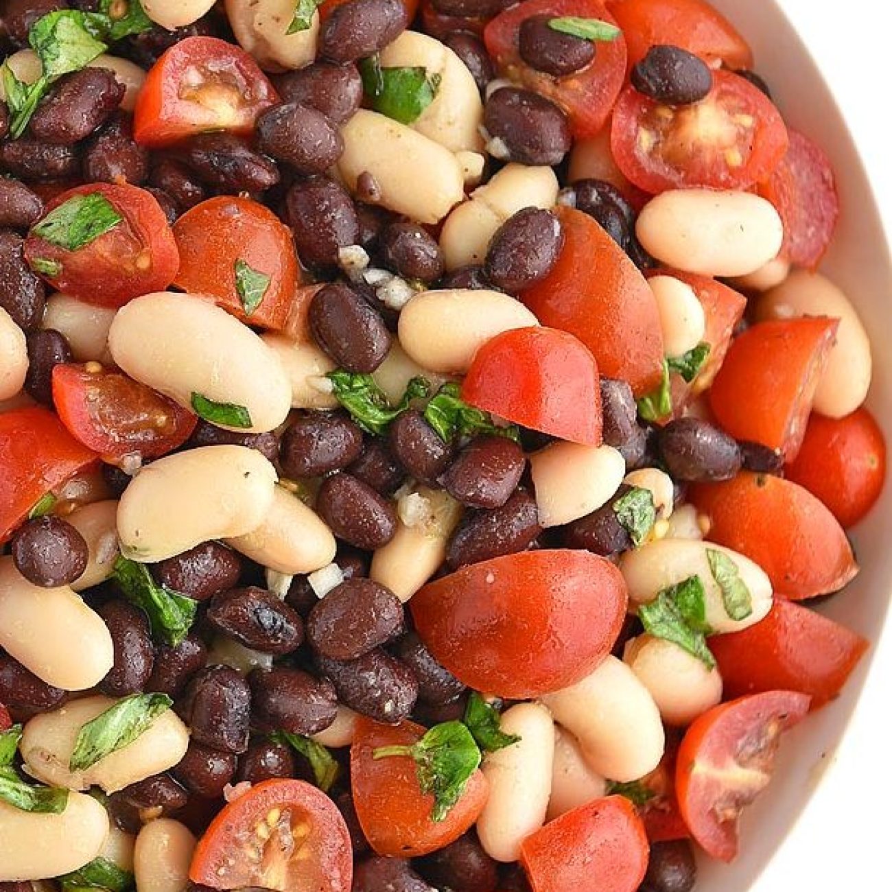 Black And White Bean Salad Dip