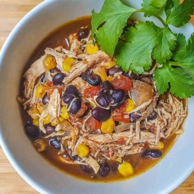 Black Bean And Corn Chicken Chili