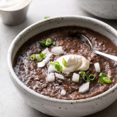 Black Bean And Olive Soup