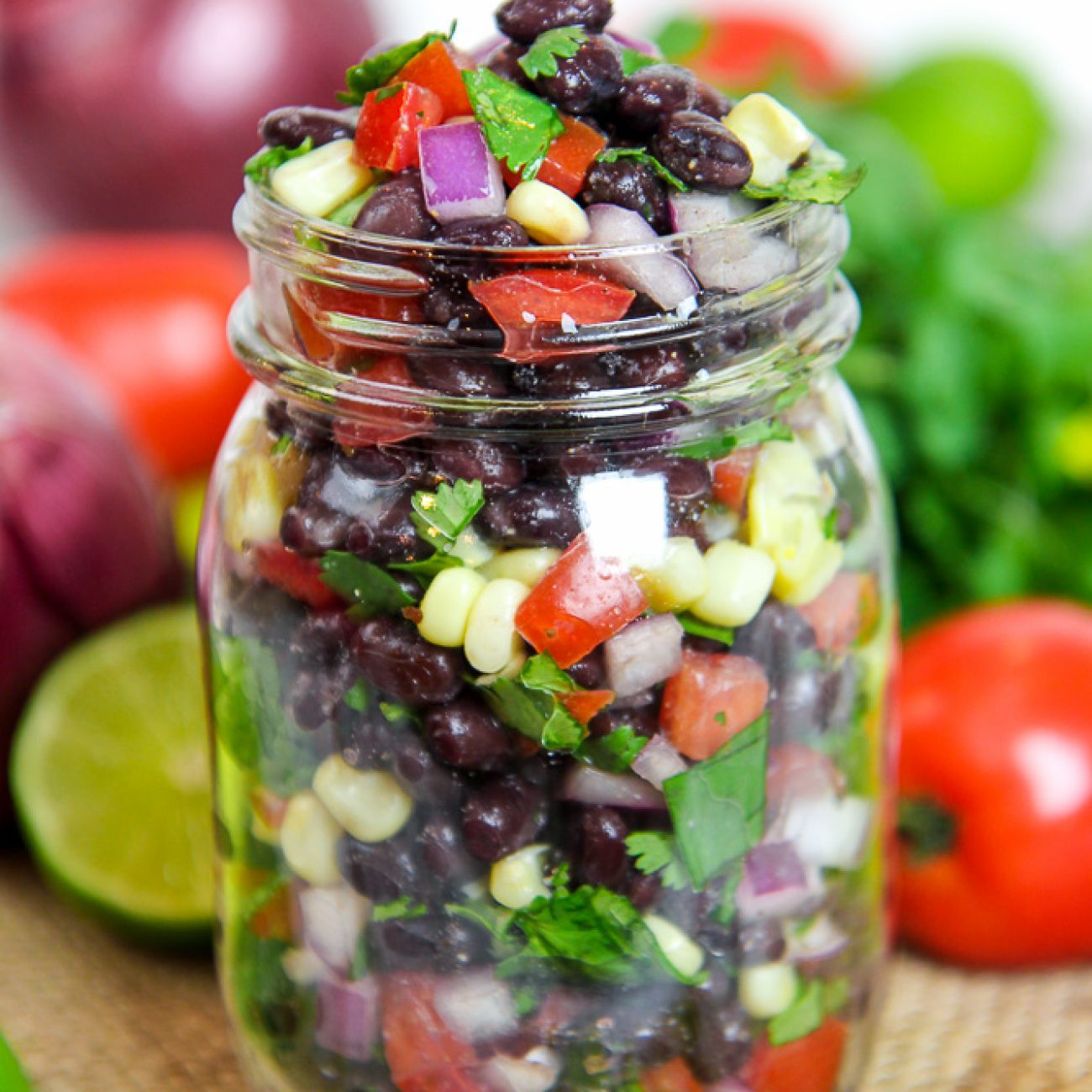 Black Bean And Papaya Salsa