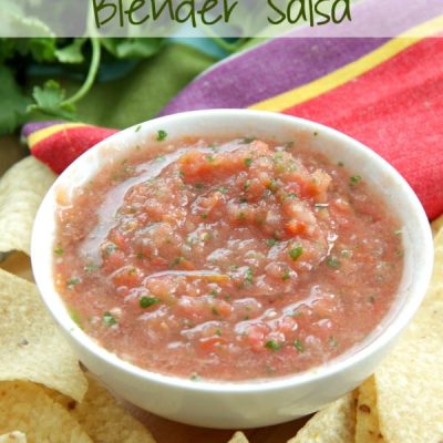 Blender Tomato Salsa