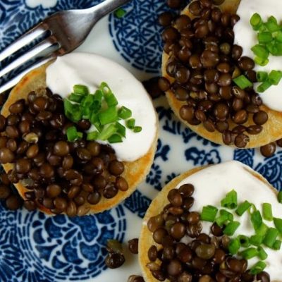 Blini Cups With Caviar