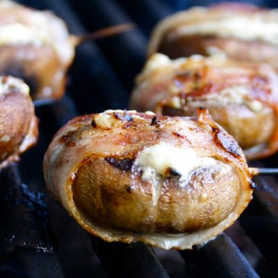 Blue Cheese And Bacon Stuffed Mushrooms