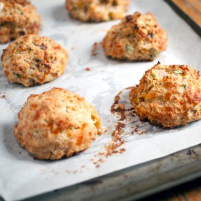 Blue Cheese Scallion Drop Biscuits