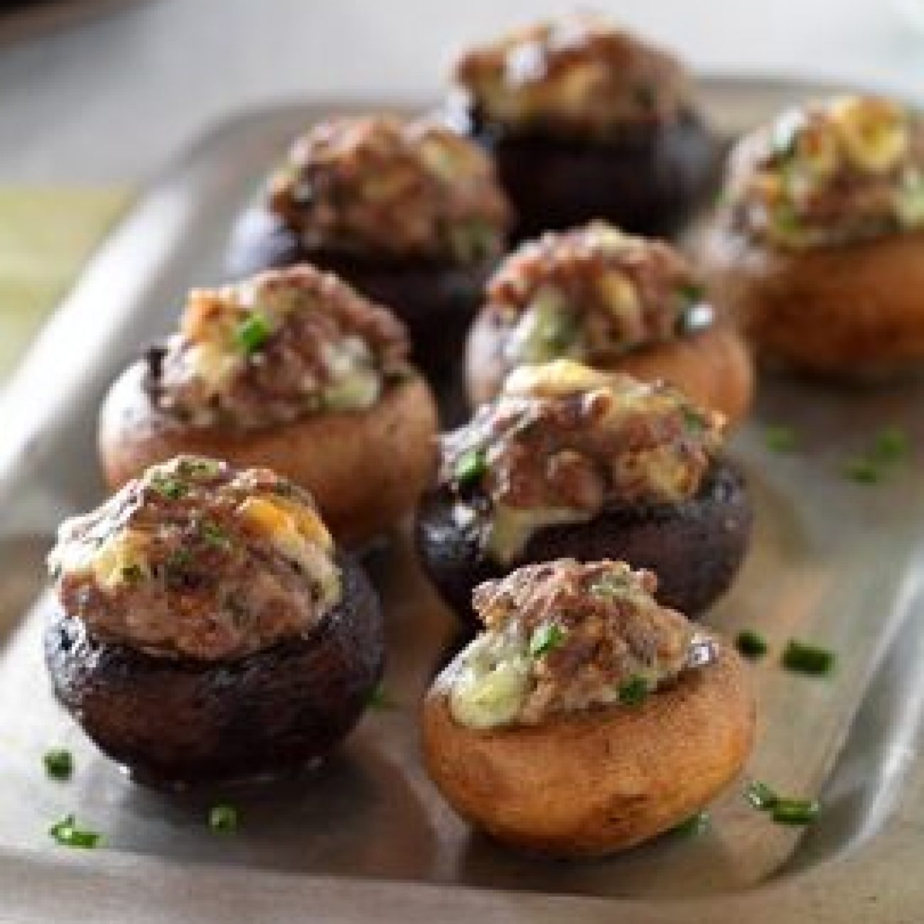 Blue Stuffed Mushrooms