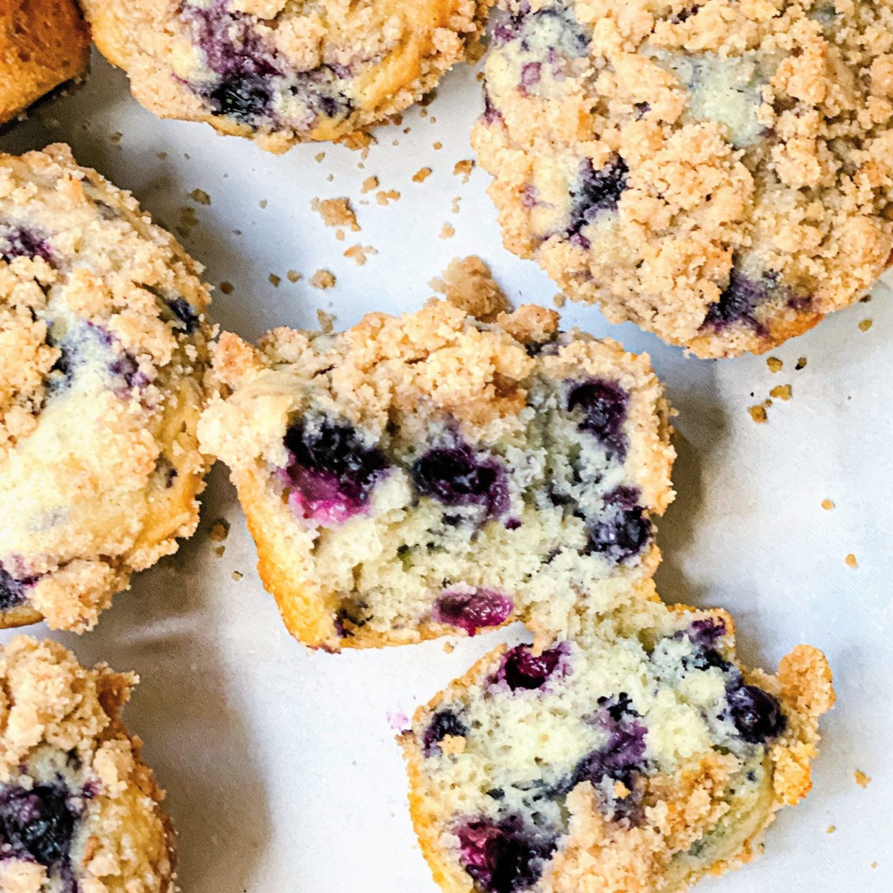 Blueberry And Cinnamon Muffins