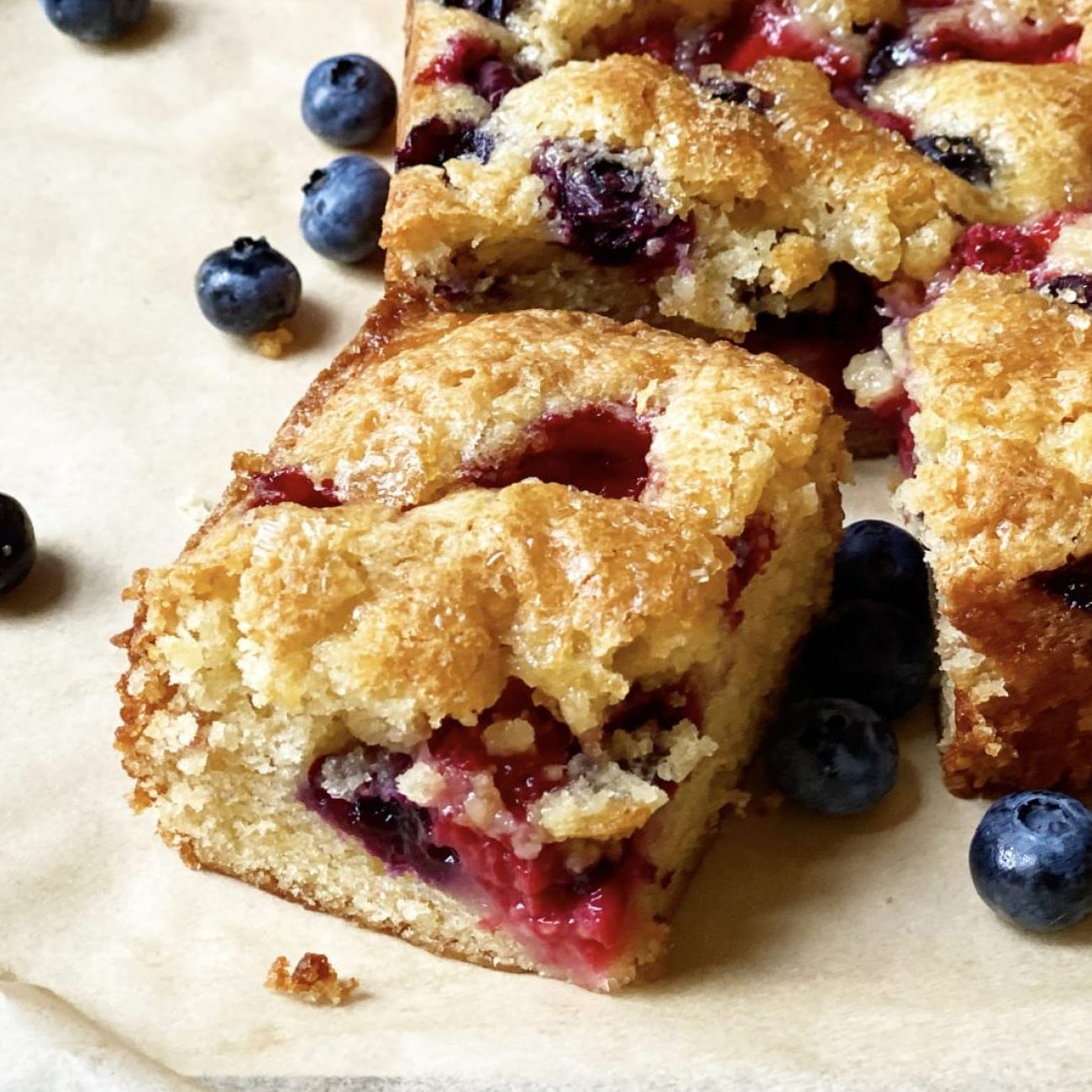 Blueberry Snack Cake