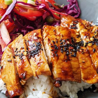 Blueberry Soy Chicken Breasts