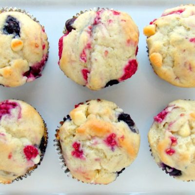 Blueberry White Chip Muffins