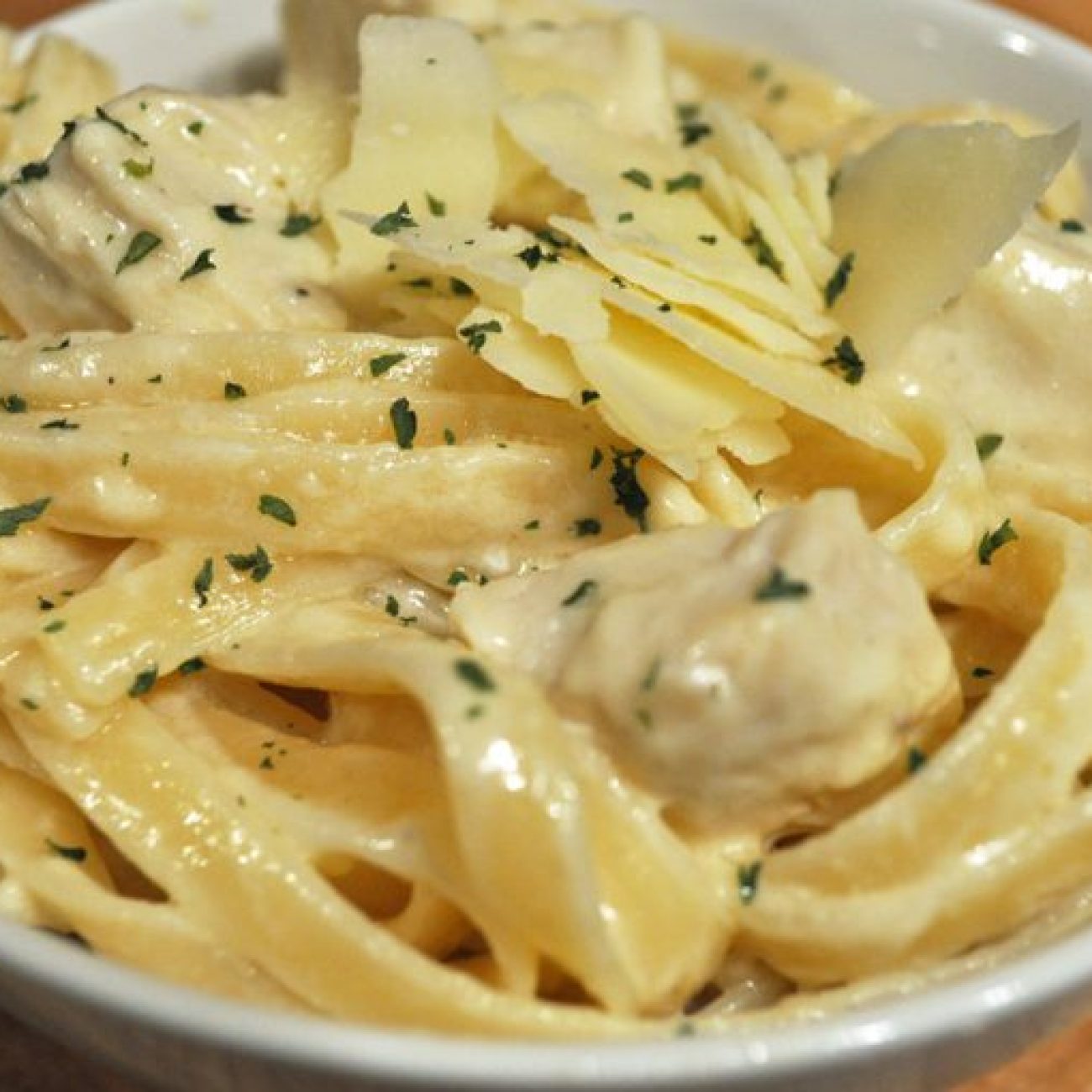 Bluecorn Fettuccine With Cilantro Cream