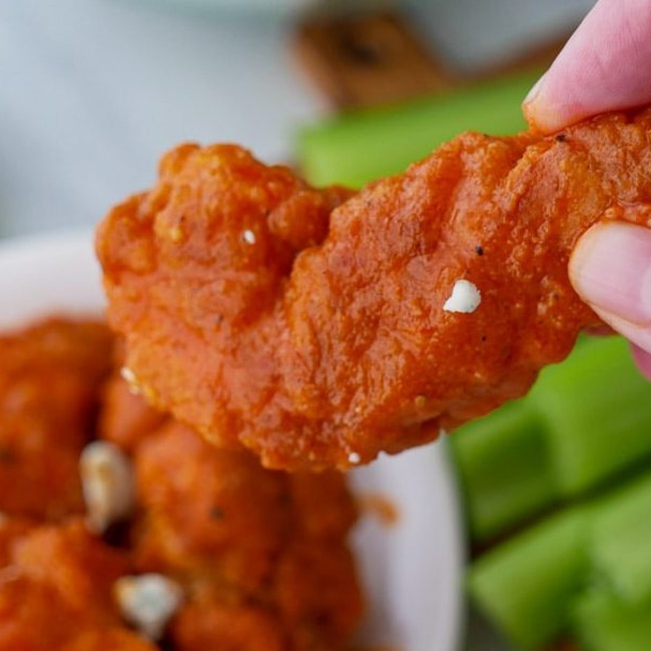 Boneless Spicy Chicken Breast Wings Delight