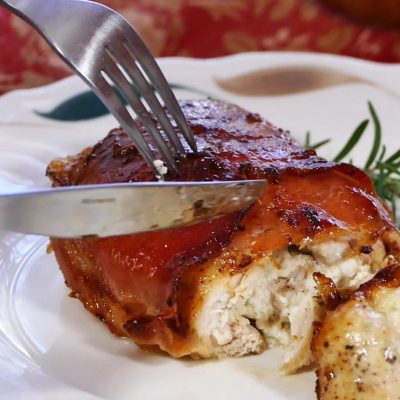 Boursin And Prosciutto- Stuffed Chicken