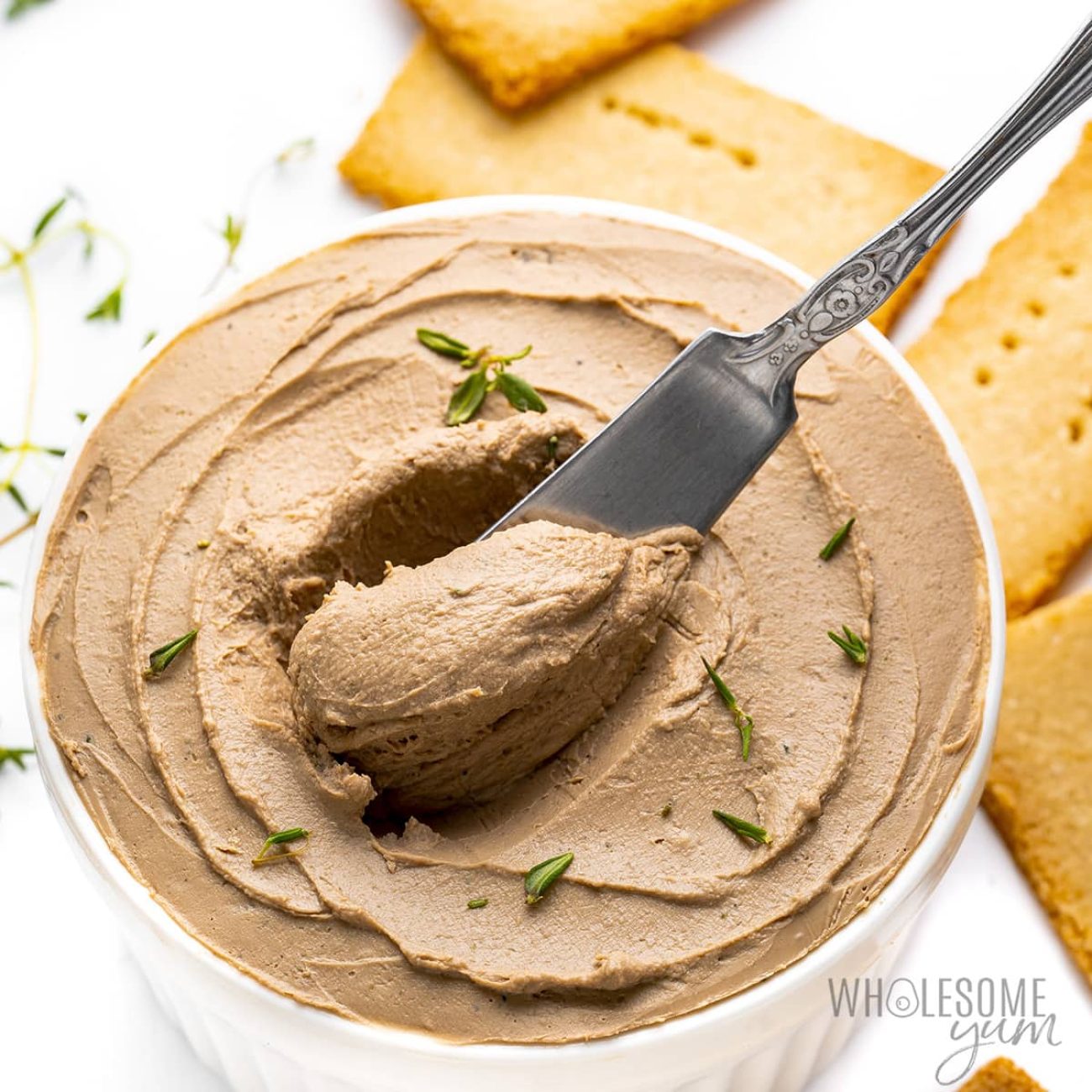 Brandied Chicken Liver Mousse Spread