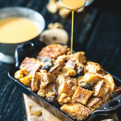 Bread And Butter Pudding With Butterscotch