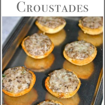 Bread Cup Mushroom Croustades