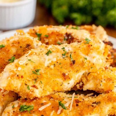 Breaded Chicken Breasts With Cheese