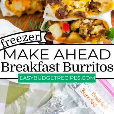 Breakfast Burritos Once A Month Cooking