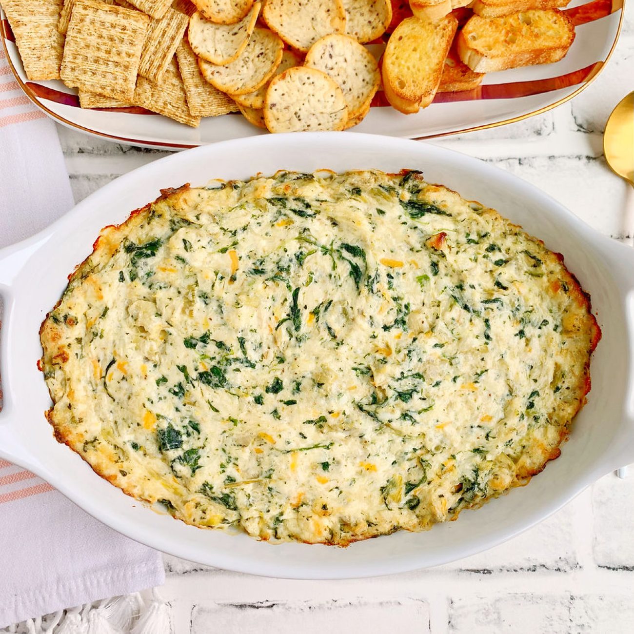 Brie, Crab And Artichoke Dip