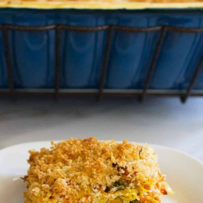 Broccoli And Cheddar Kugel