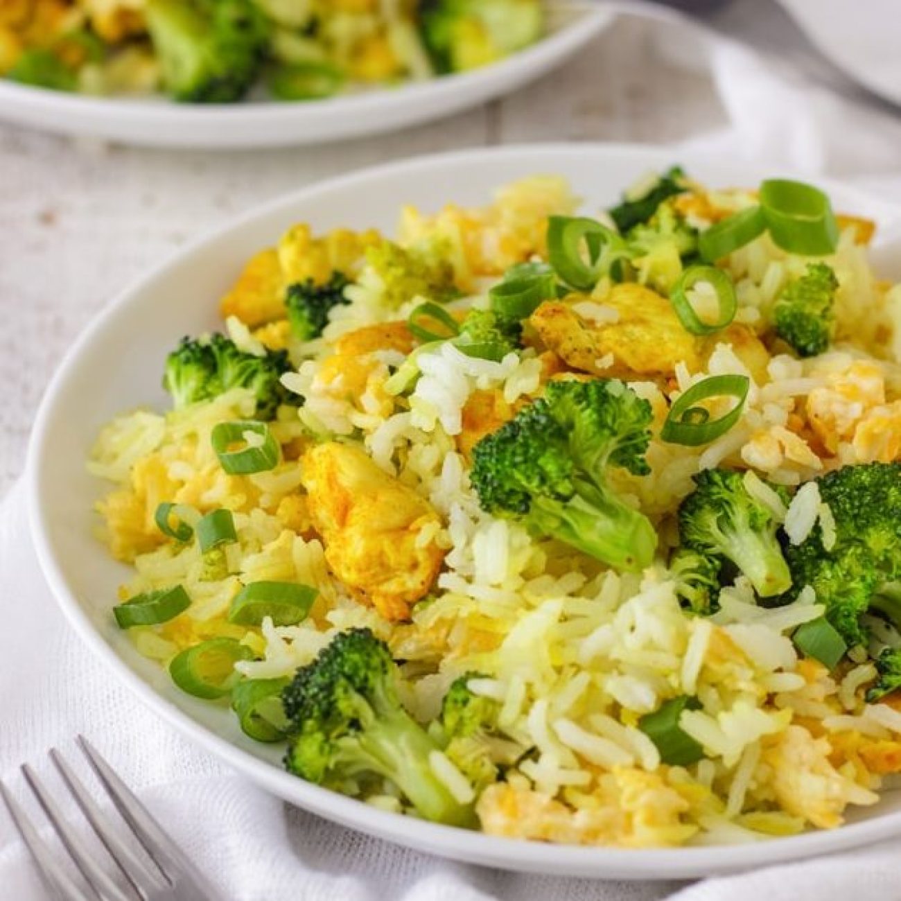 Broccoli And Chicken Stir Fried Rice