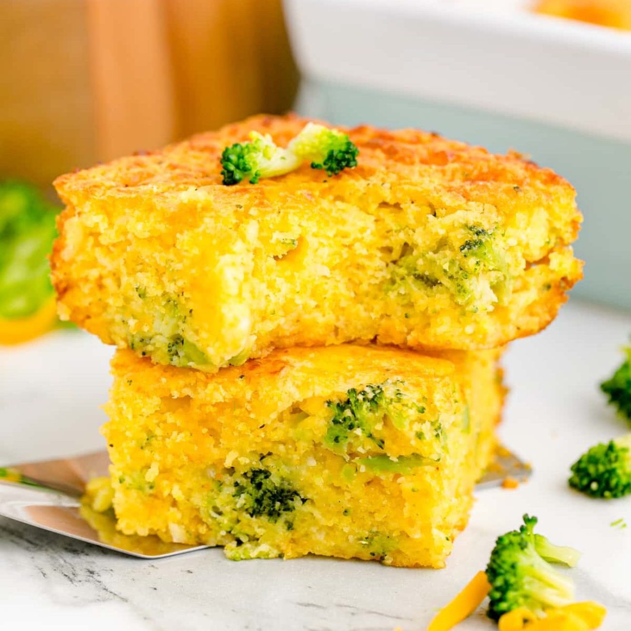 Broccoli & Cornbread Casserole