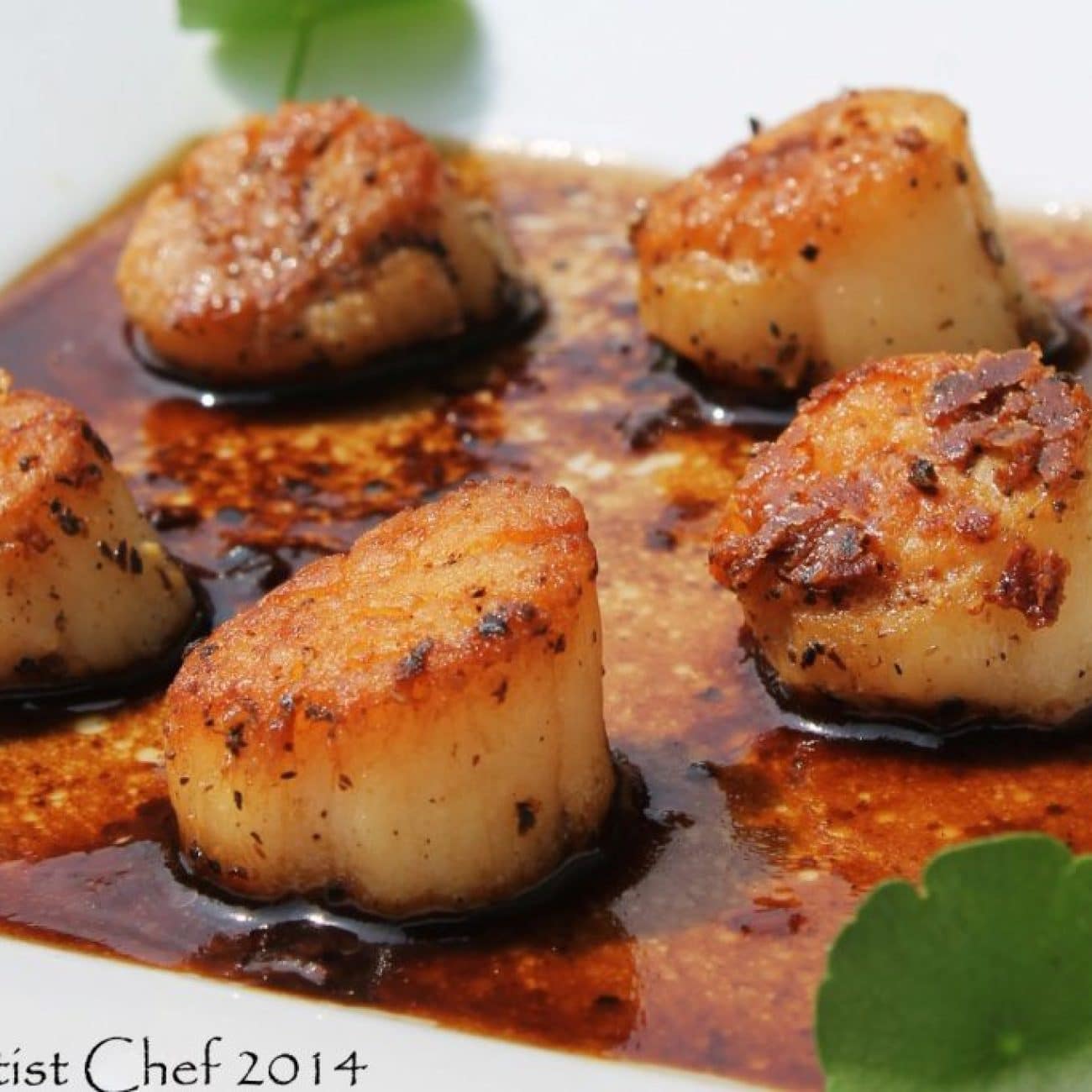 Brown Butter Sea Scallops With Ginger Sweet