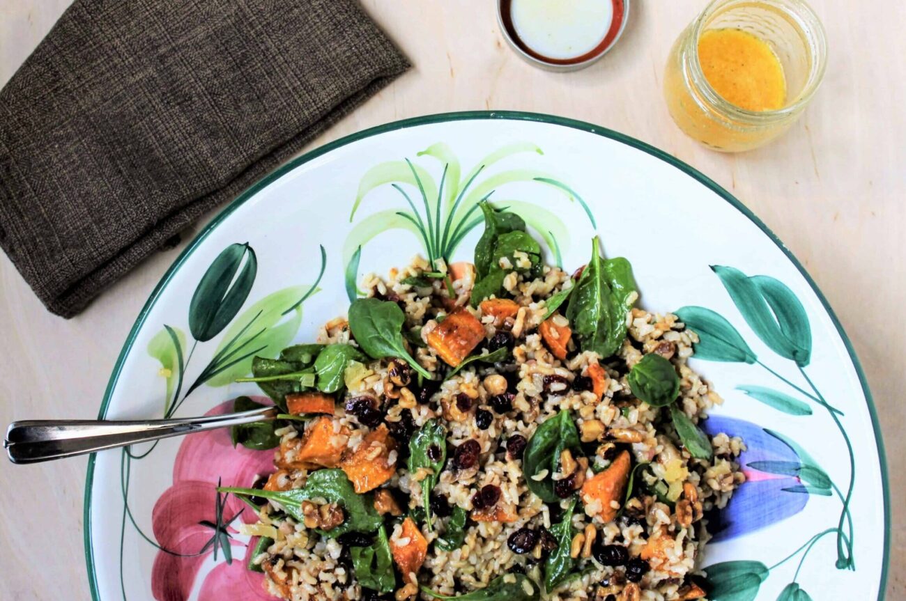 Brown Rice Salad With Dates And Oranges