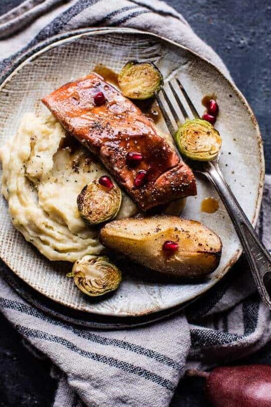 Brown Sugar Roasted Salmon With Maple