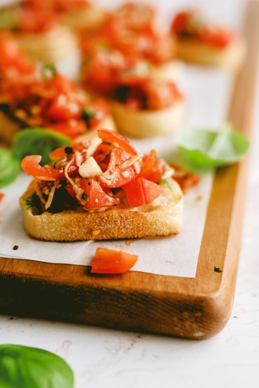 Bruschetta W/ Fresh Basil