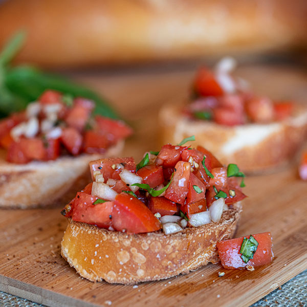 Bruschetta With Tomato And Basil Recipe