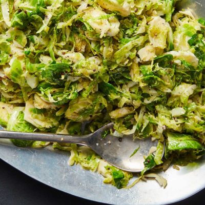 Brussels Sprouts With Mustard Seeds