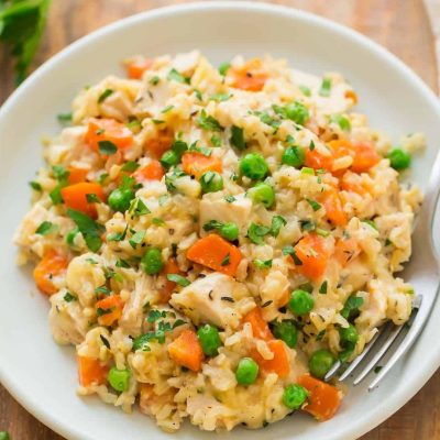 Budget-Friendly Easy Chicken And Yellow Rice Skillet Dinner