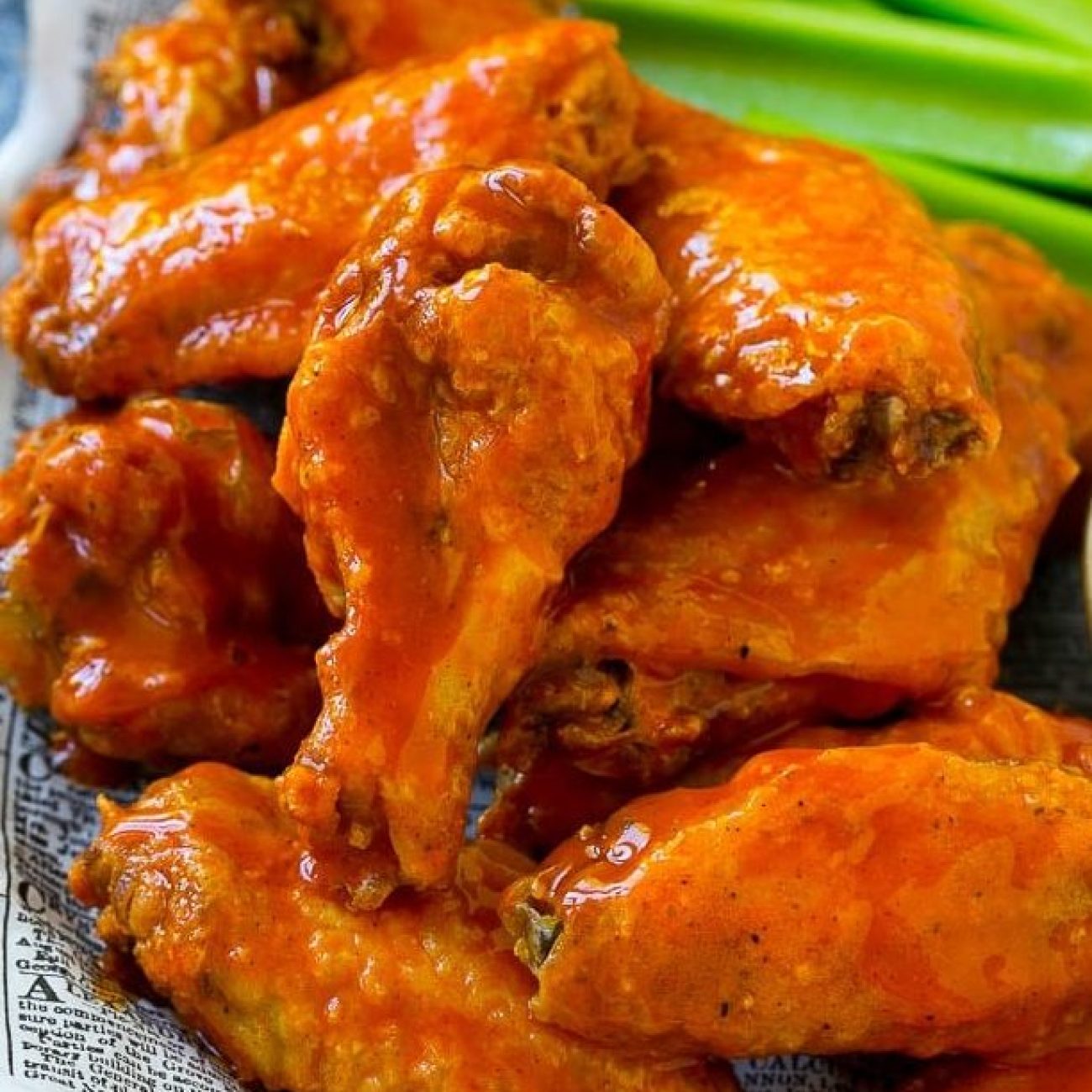 Buffalo Baked Chicken Wings