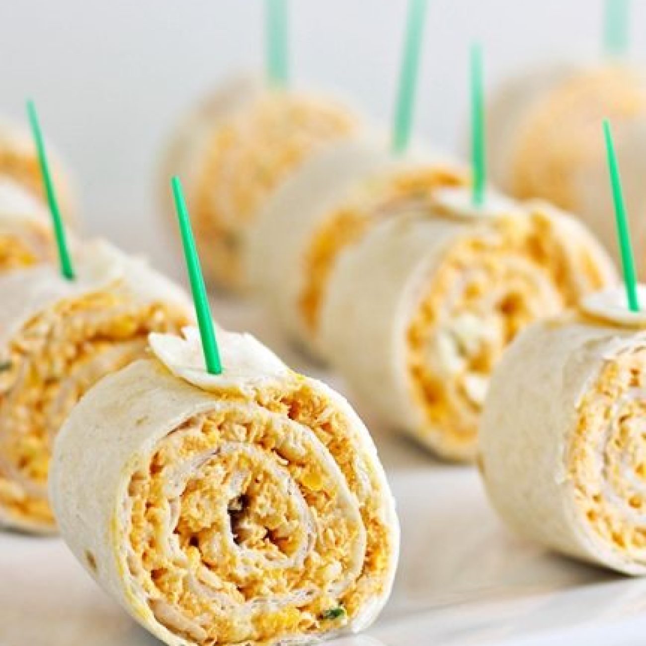 Buffalo Chicken Pinwheels