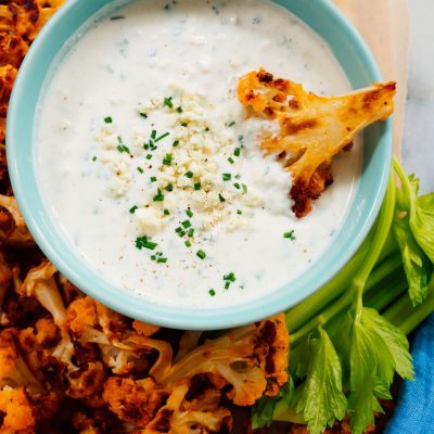 Buffalo Chicken Tenders And Bleu Cheese Dip