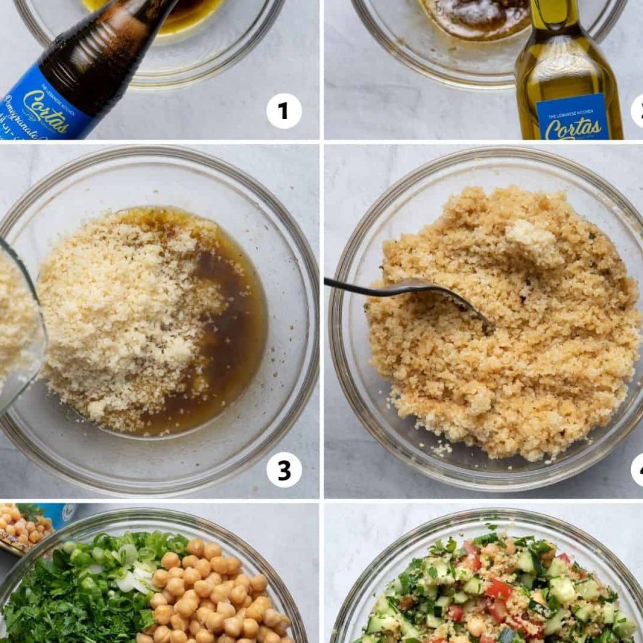 Bulgur And Chickpeas With Preserved Lemon