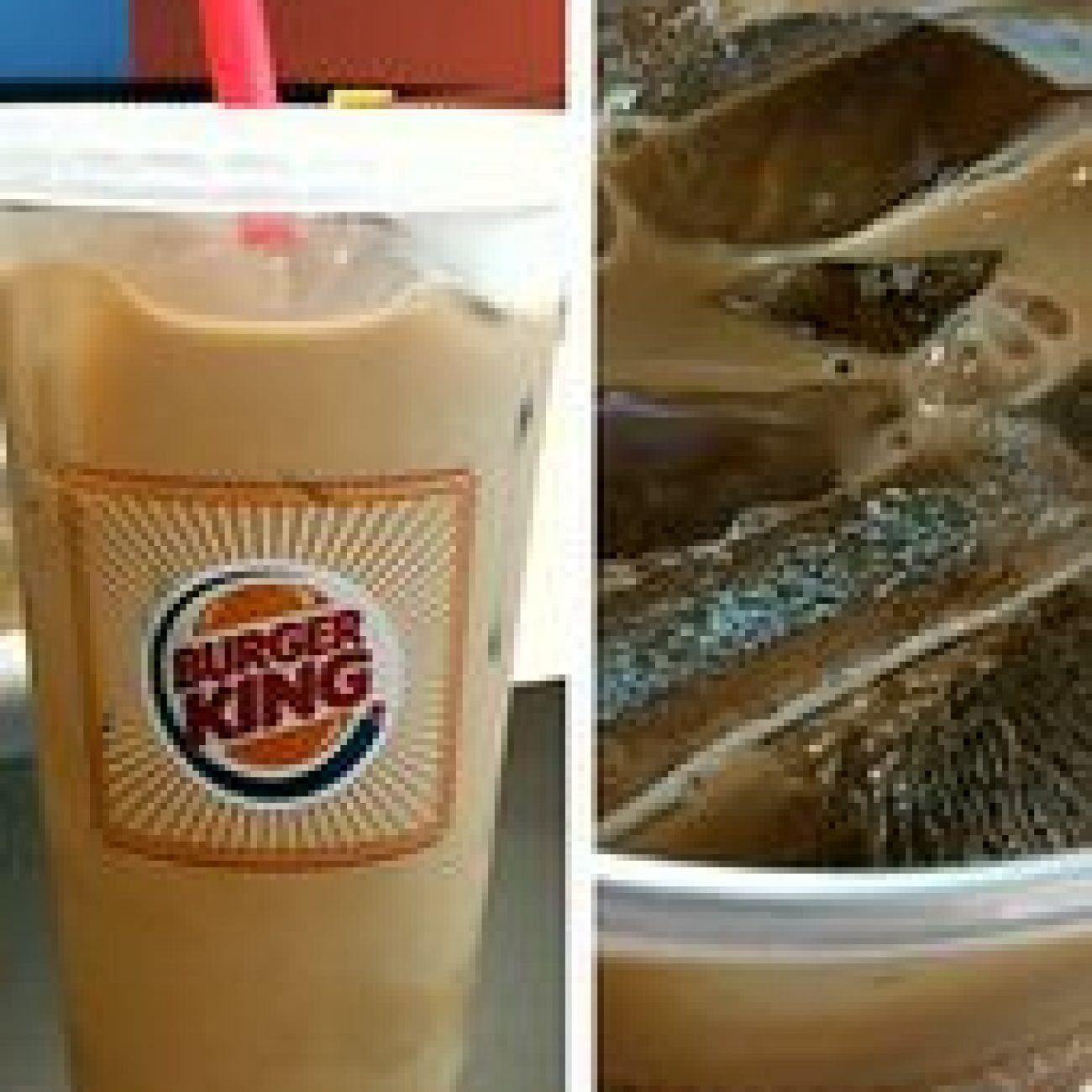 Burger King Style Iced Mocha Coffee Drink