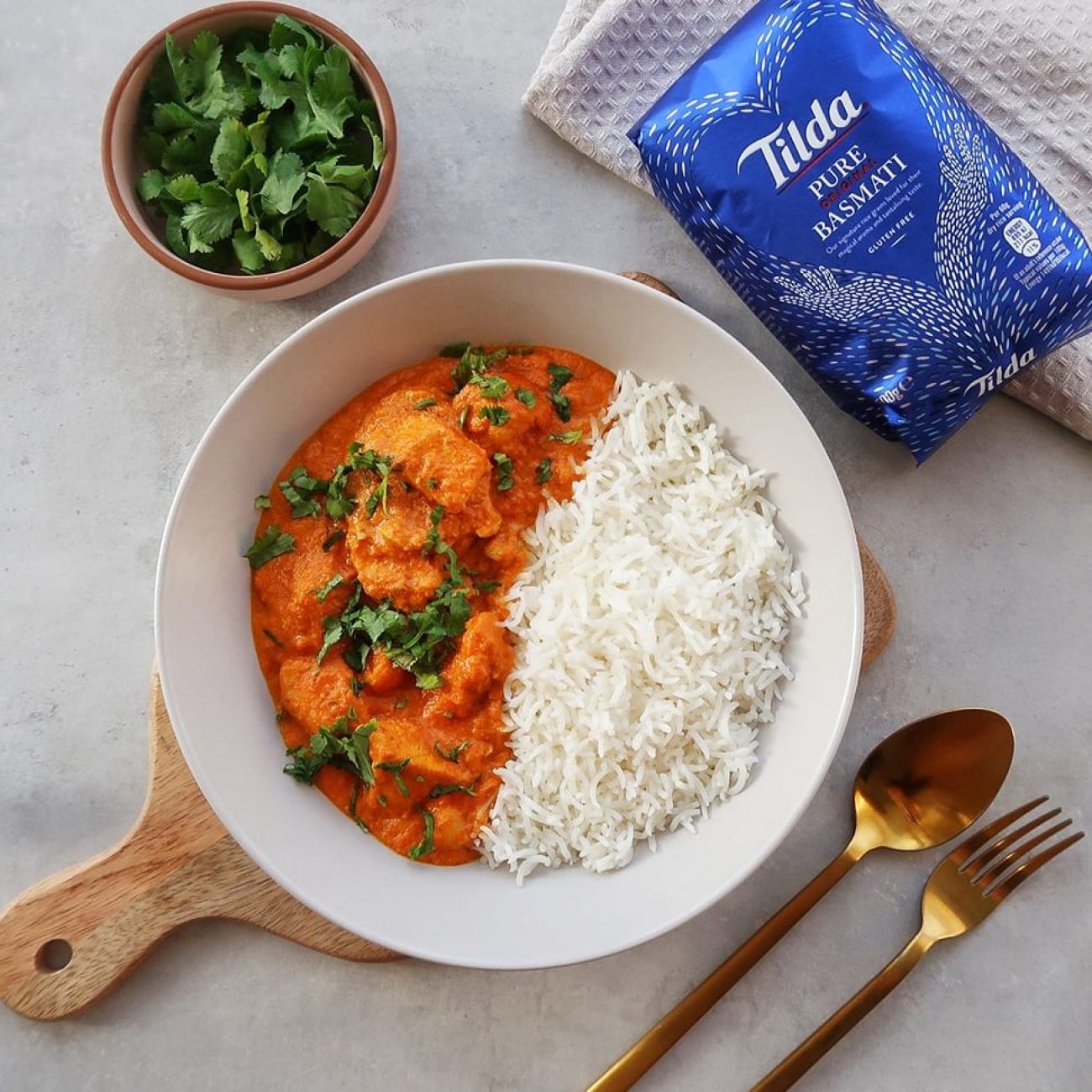 Butter Chicken With Spinach & Basmati