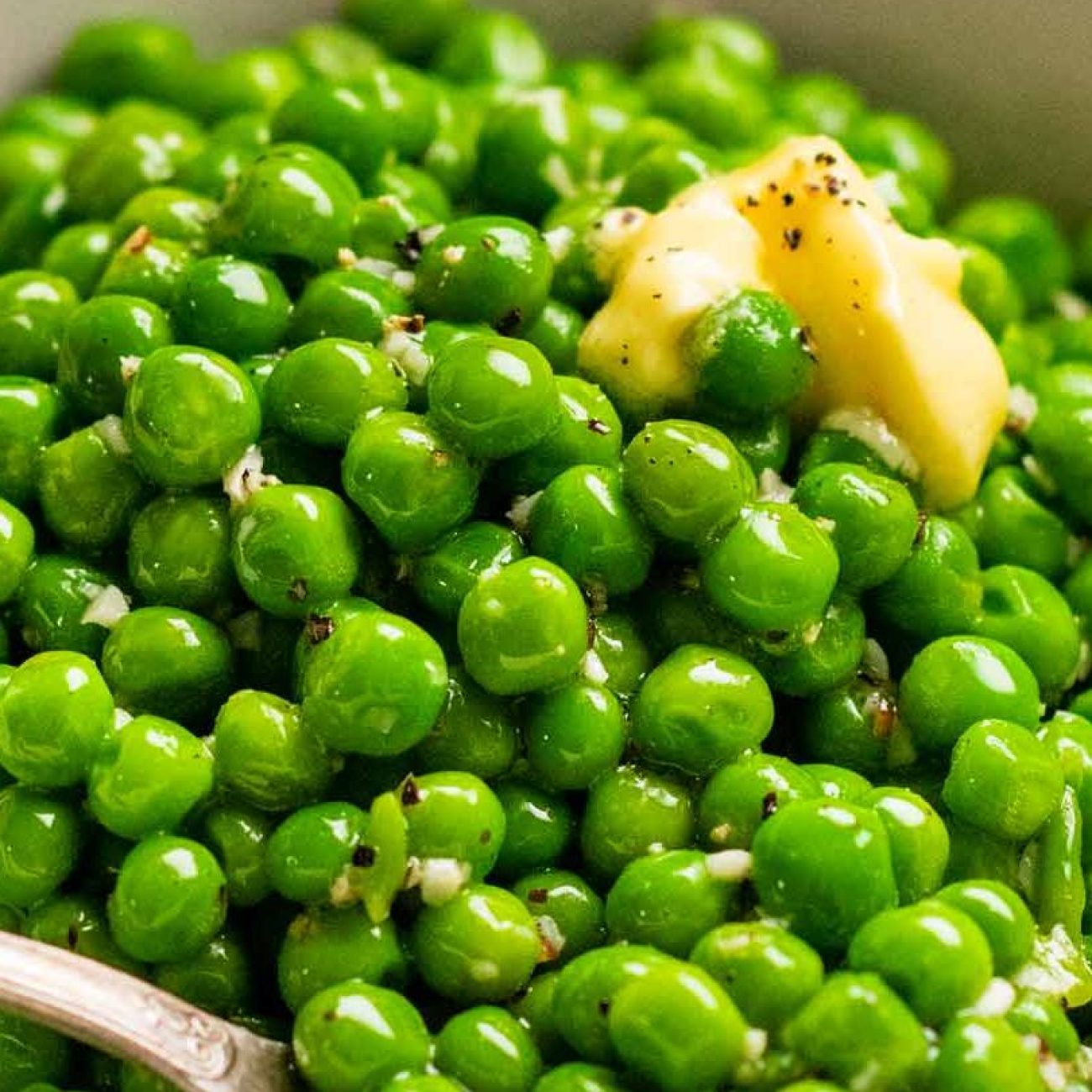 Buttered Baby Carrots And Sweet Peas