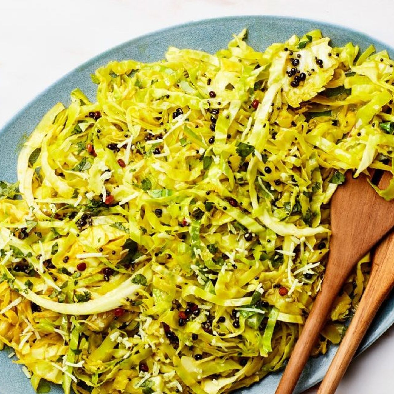 Cabbage With Mustard Seeds And Coconut