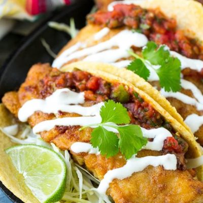 Caesar Seafood Tacos