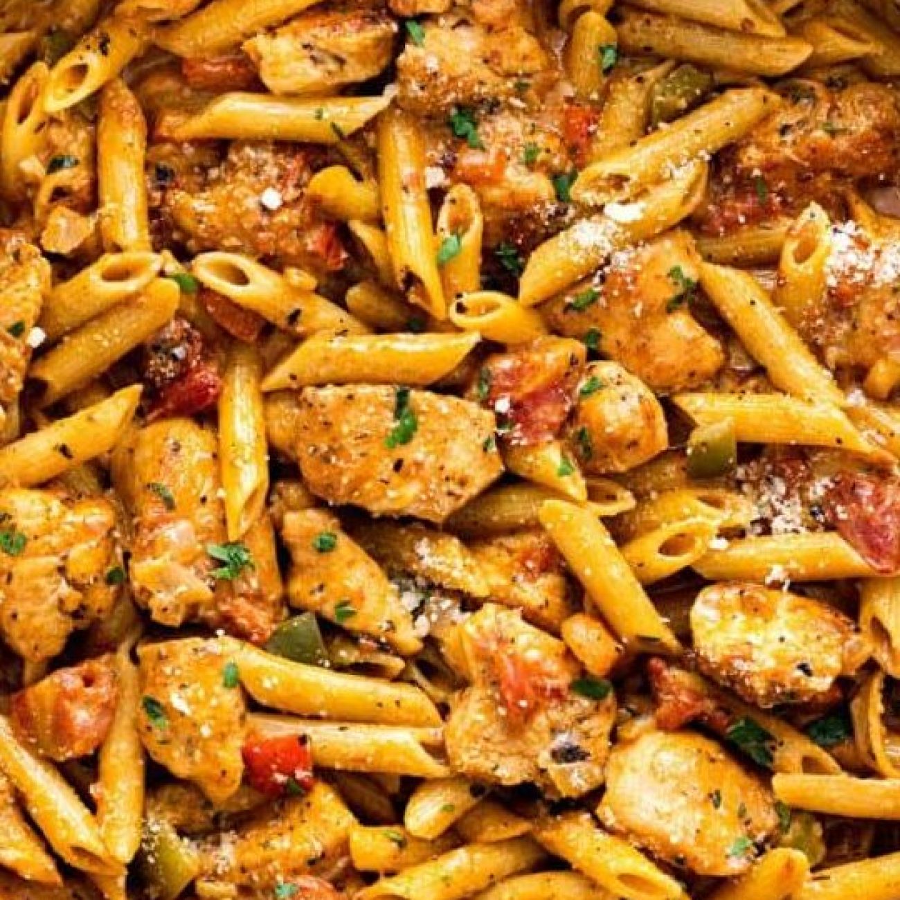 Cajun-Inspired Creamy Spicy Chicken Pasta Recipe