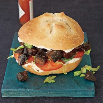 Cajun Portobello Sandwich With